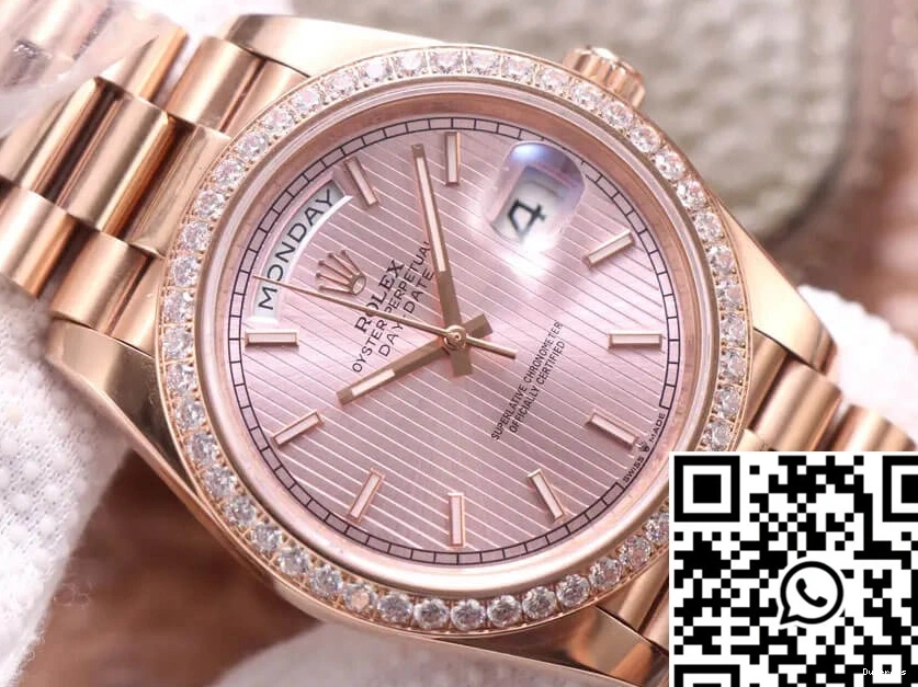 M228345RBR-0010 Rolex Rose Date Factory EW Day Gold 0323